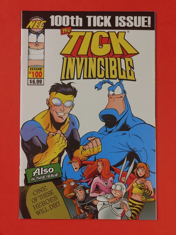 The Tick / Invincible 100th. Tick Issue. 1st. Print. June 2012. NEW. Lot E
