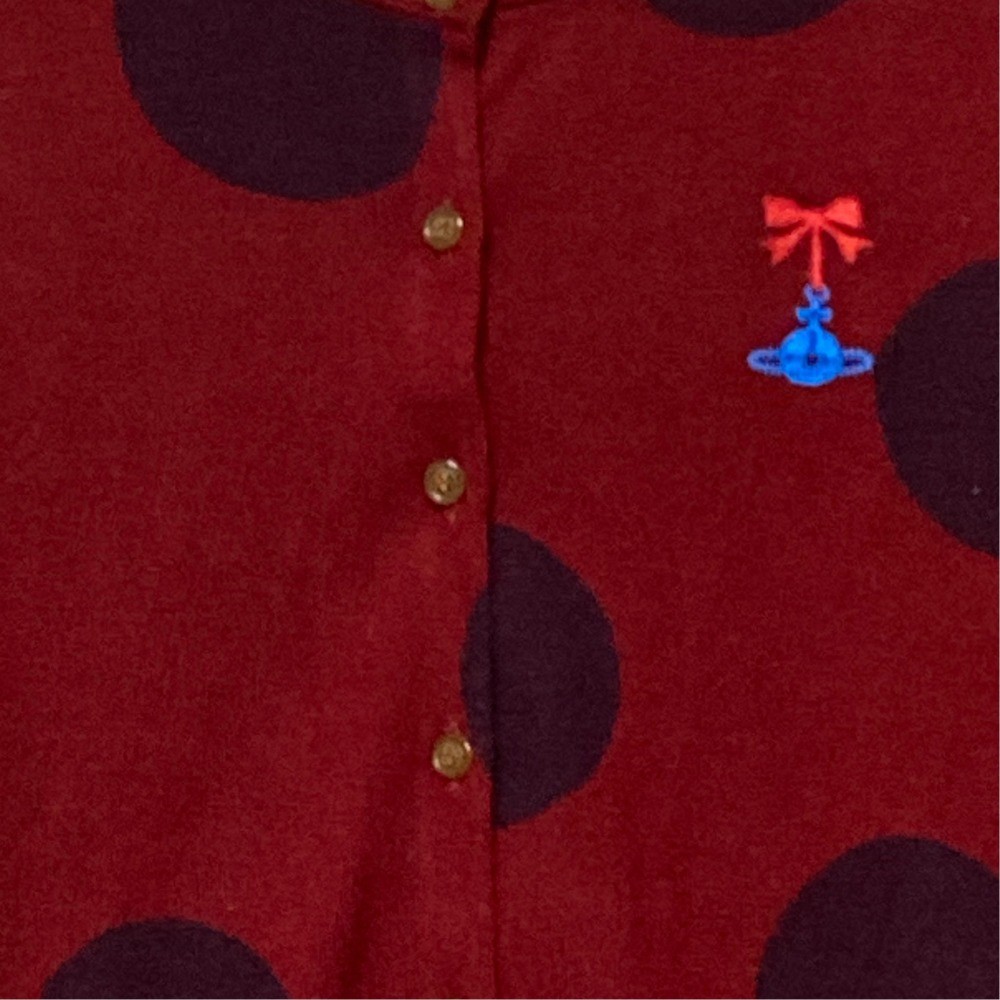 Vivienne Westwood Red Label Orb Embroidered Cardigan Size 1