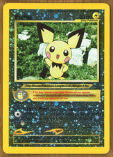 Pichu 35 ~ Reverse (Swirl) Holo ~ 2001 Black Star Promo ~ Near Mint!!