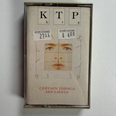 KTP Certain Things Are Likely Cassette 1986 Mercury New Wave Pop Rock