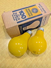 Vintage GE Light Bulbs - Tested Soft White 100 Watt - 1 Pack of 2 Bulbs