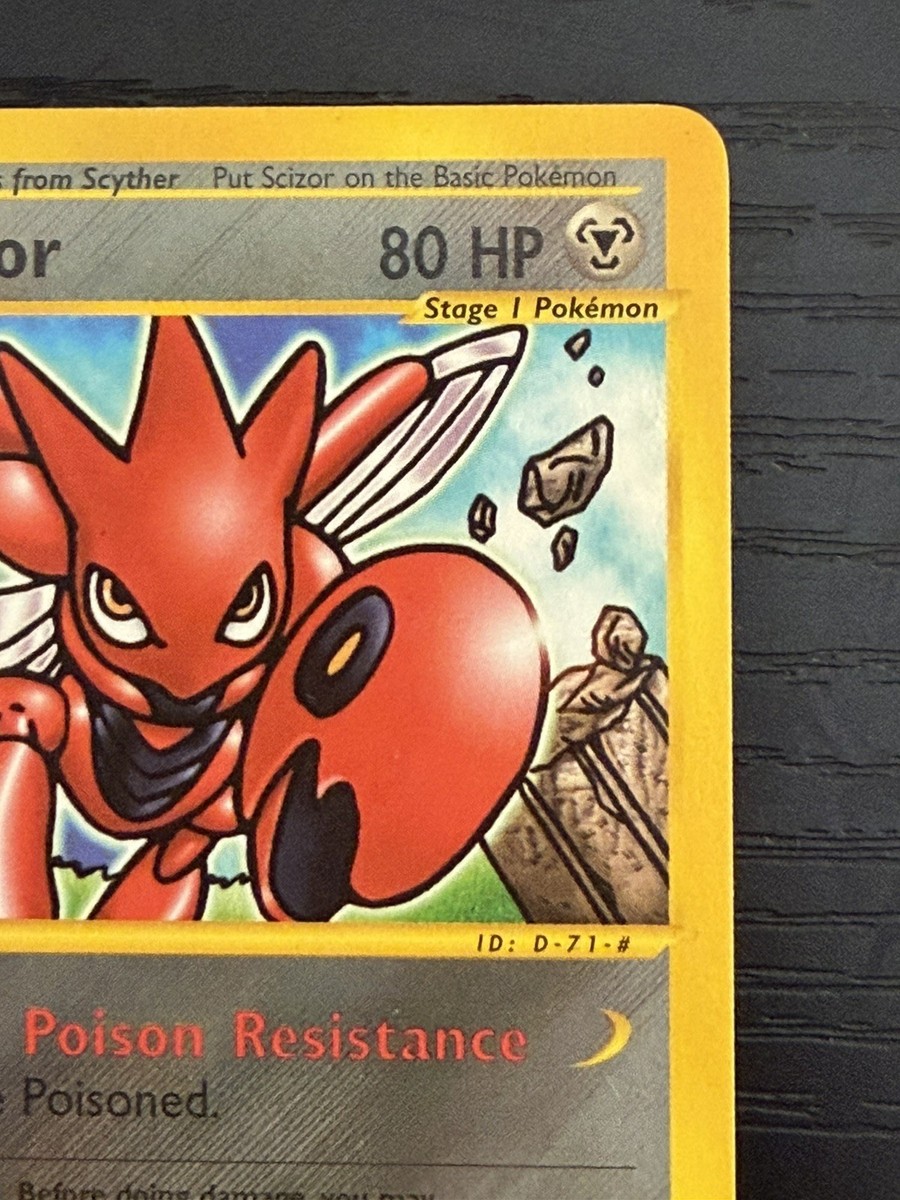 2002 Pokemon TCG Aquapolis Scizor 32/147 Rare Non Holo NM | eBay