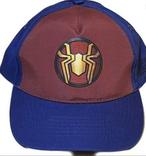 Marvel Spider-Man Hat Cap Snap Back Red Blue No Way Home Movie Youth Comics Hero