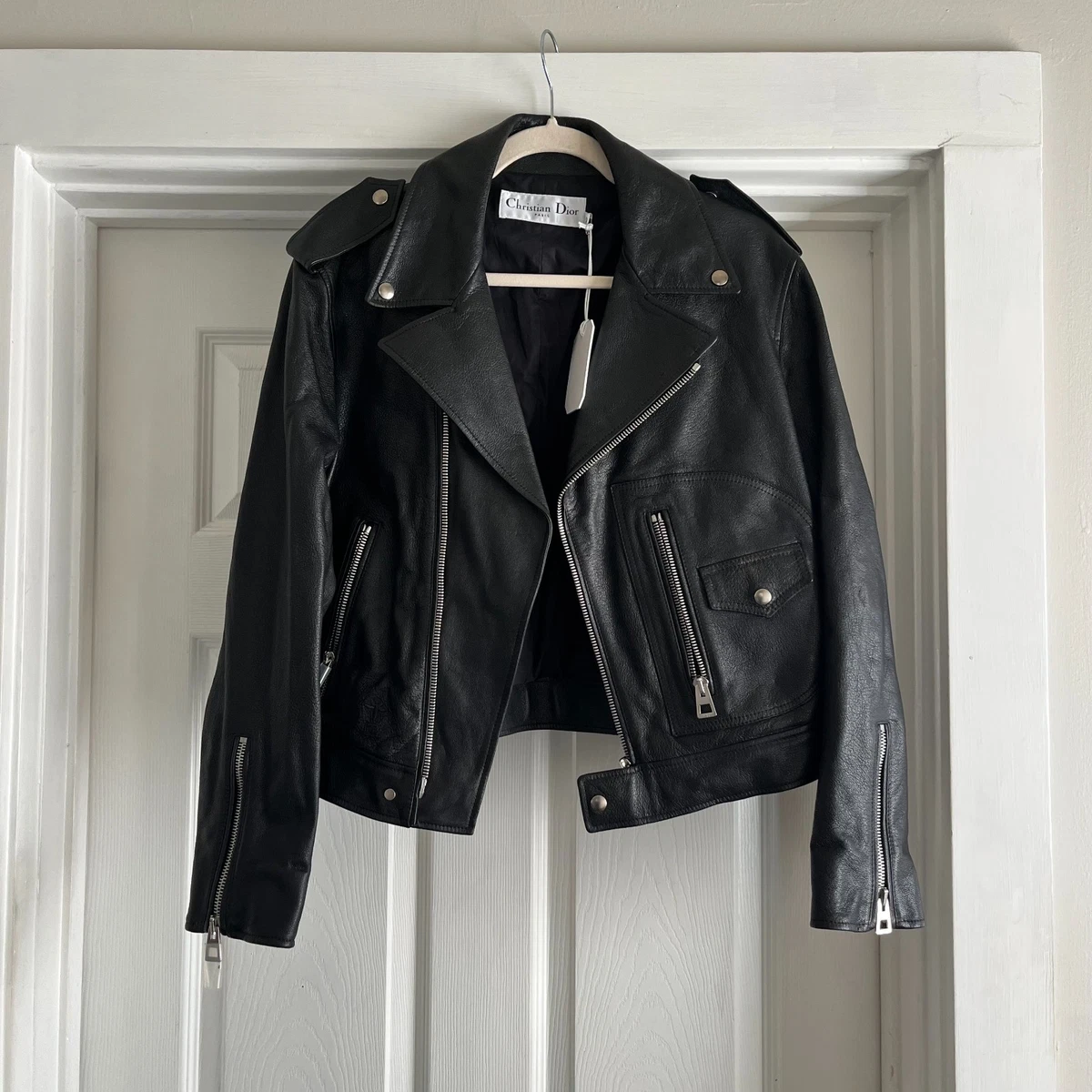 Dior Leather Outer Shell Coats, Jackets & Vests for Women for sale