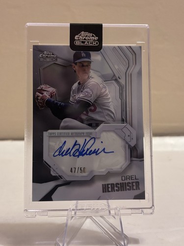 2026 Topps Chrome Black Orel Hershiser Ivory Autographs (RAW)
