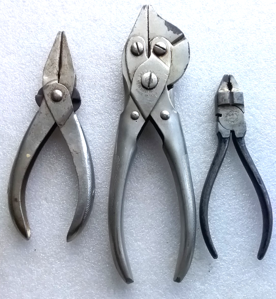Vntg 11 PLIERS LOT • Mechanics CRAFTSMAN PEXTO UTICA KLEIN Bell Sys ...