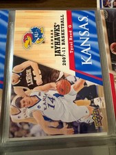 Tyrel Reed 2013 Upper Deck University of Kansas Jayhawks #74 Rookie Card RC
