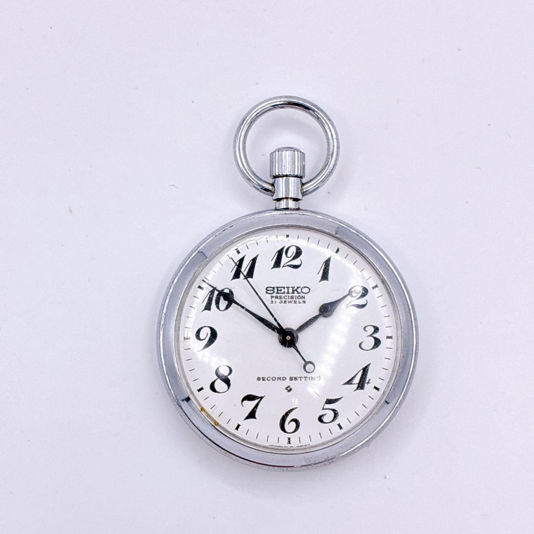 SEIKO Precision 懐中時計 昭和41年製 SEIKO PRECISION 21JEWELS POCKET WATCH HANDWIND SECOND SETTING