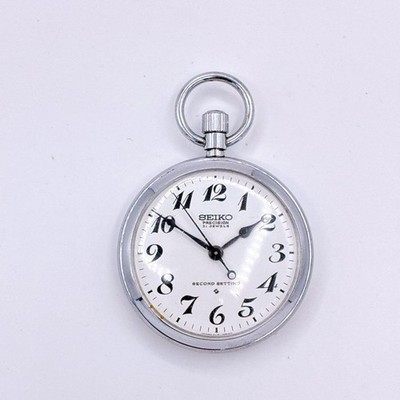 SEIKO PRECISION 21JEWELS 東南鉄　懐中時計 SEIKO PRECISION 21JEWELS POCKET WATCH HANDWIND SECOND SETTING