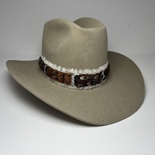 Vtg Resistol Mens Hat Las Vegas Cowboy Westerner 3 XXX Beaver Silverbelly Sz 7