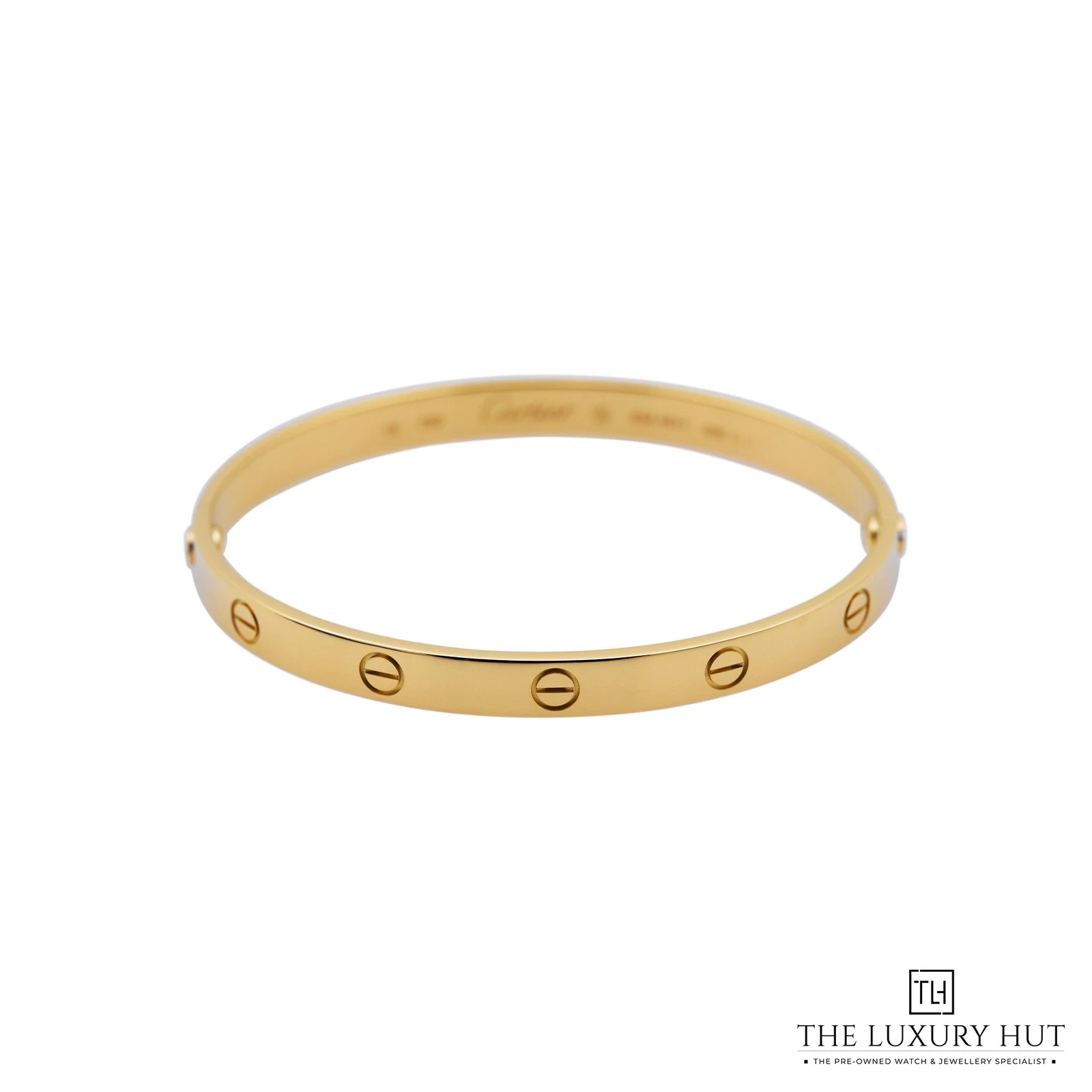 Vintage Cartier 18ct Yellow G Classic Love Bracelet   Size 19