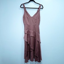 Finders Keepers Soft Mauve Pink Seasons Midi Dress Medium NWT