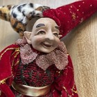 Jester Elf Doll Christmas Poseable Shelf Sitter or Hanger 7” — photo 2