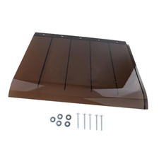 Window Canopy Brown Rain Shelter Exterior for Garage Garden Outdoor