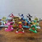 Vintage Bandai Mighty Morphin Power Rangers PVC 3" Mini Figure Lot 1993 Lot Of10