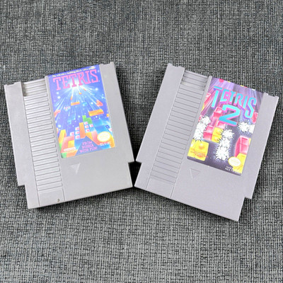 Nintendo NES Tetris & Tetris 2 Game Cartridges Lot Tetris Series 1989
