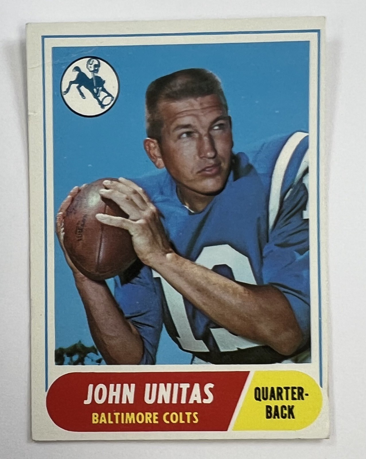 1968 Topps Football #100 Johnny Unitas AR162