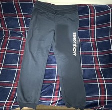 Image of Jack & Jones Joggers (Black) (Size L) #loungewear #relaxed-fit
