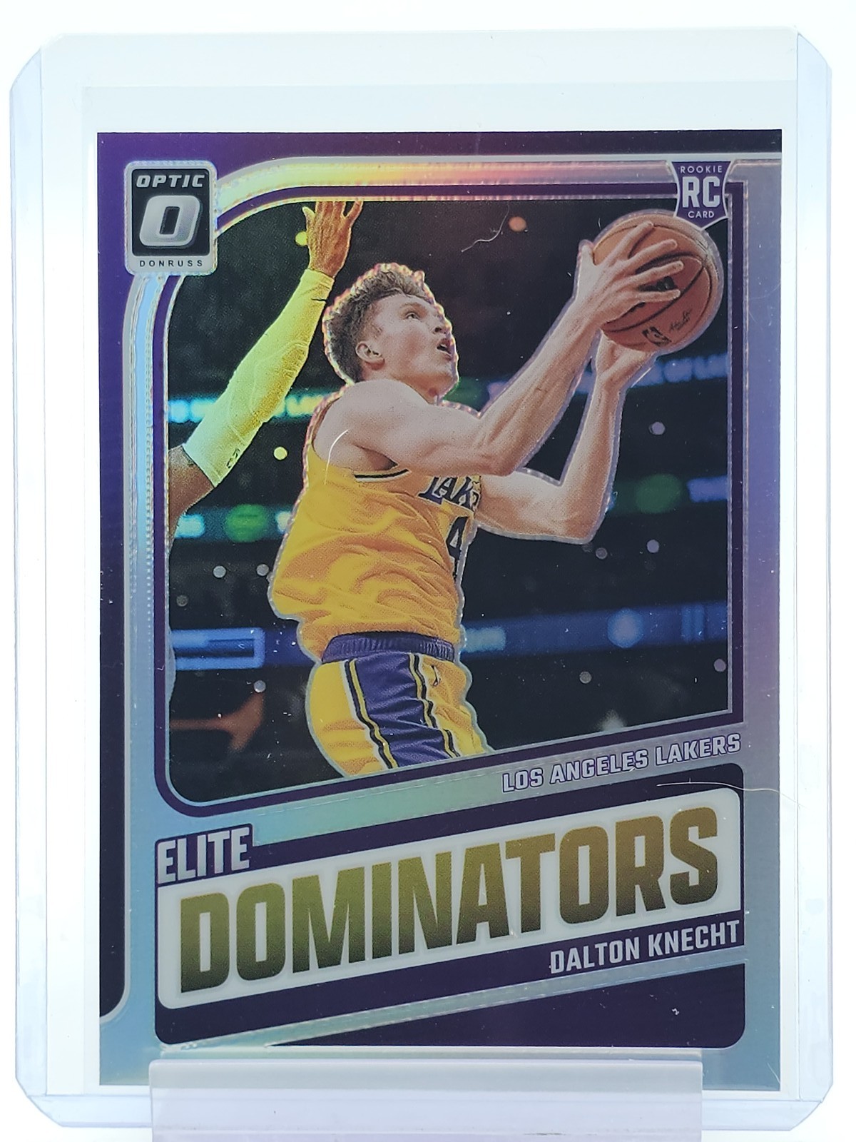 DALTON KNECHT 2024-25 DONRUSS OPTIC ELITE DOMINATORS HOLO PRIZM ROOKIE Q4832