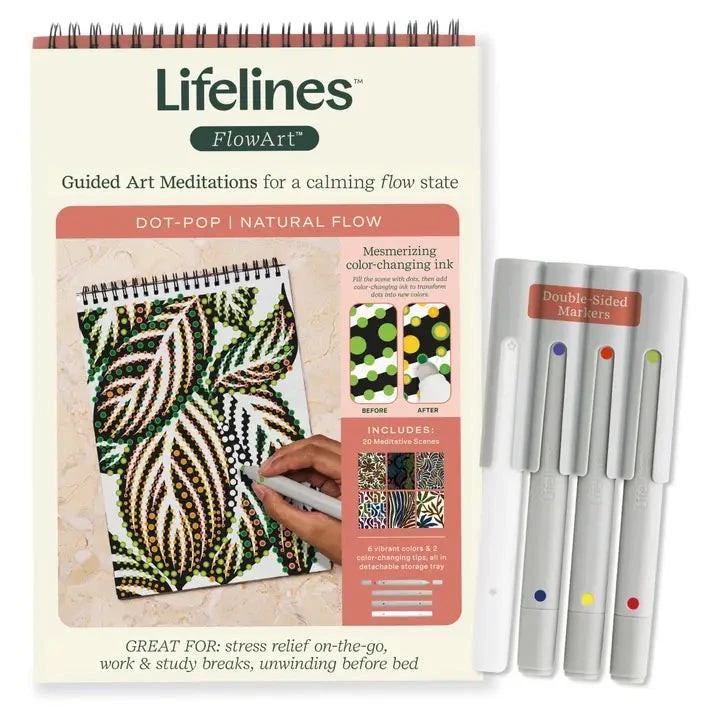 THE CORNER TOY STORE Lifelines FlowArt Dot by Letter Natural Flow #165001 - Brand New!