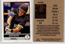 Colby Shelton 2026 ONYX Vintage Baseball OV-COSH White Sox