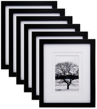 8X10 Picture Frames Set of 6, Made of Solid Wood Covered by Plexiglass Display 4