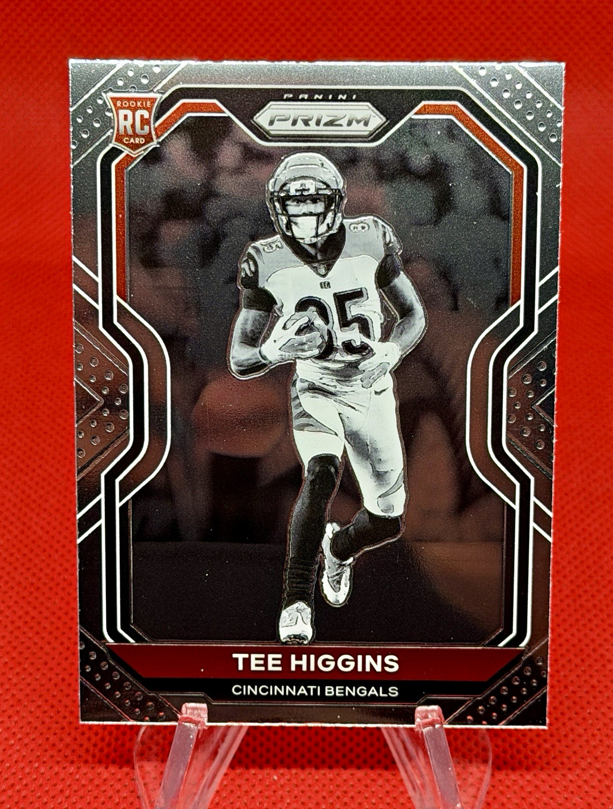 Tee Higgins 2020 Panini Prizm Rookie Variation Negative #308 RC Bengals SP
