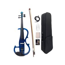 Electric Viola 16 inch Solid Wood Viola with Ebony Fittings, Carrying Case an...