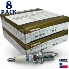8 Pack GM ACDelco #5 RAPIDFIRE Platinum Spark Plugs 19308030