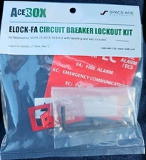 Space Age Model #ELOCK-FA, Circuit Breaker protection Kit.