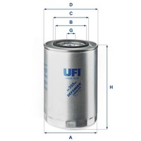 Kraftstofffilter UFI 24.395.01 Filtereinsatz FüR Irisbus Stralis Iveco Trakker 1