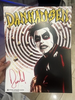Danhausen Signed Autograph Authentic WWE Monday Night Raw MSG
