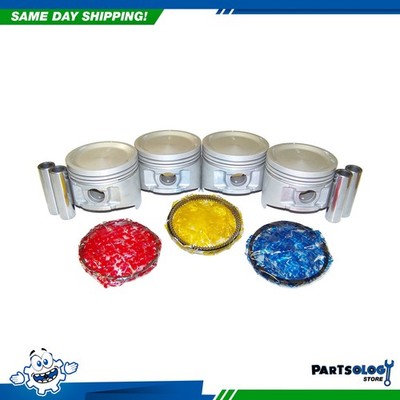 DNJ PRK602 Piston and Ring Kit For 83-89 Nissan Pathfinder Van 2.4L L4 SOHC 8V