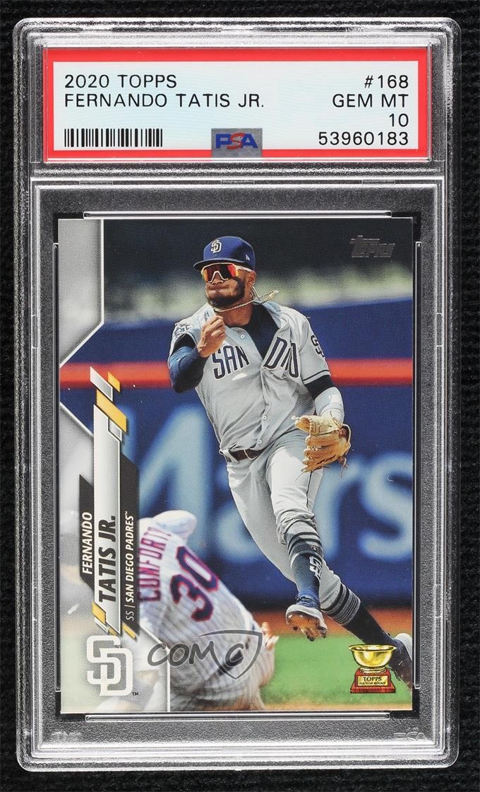 2020 Topps Fernando Tatis Jr (Fielding) #168 PSA 10 GEM MT 0g2u