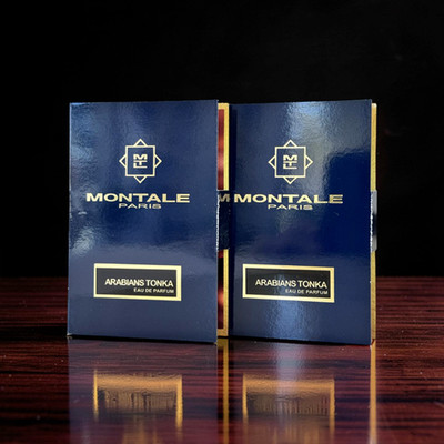 Montale Paris Arabians Tonka Perfume Eau de Parfum Sample spray 2ml X 2pcs NEW