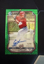 2026 Bowman 1st Coy James Green Shimmer Auto /99
