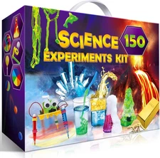 	150 Experiments Science Kit for Kids - STEM Educational Toy - Chemistry Phys...