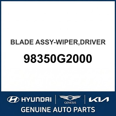2018-2023 Kia Rio Blade Assembly-Wischer Driver OEM Neu 98350G2000