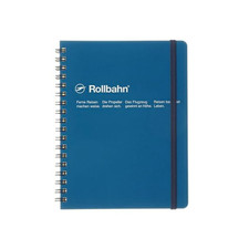 Delfonics Rollbahn Spiral Classic Notebooks: 5-1/2 In. X 7 In. Blue / B6 Noteb