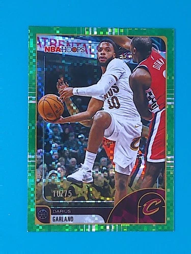 2025 Topps NBA Hoops Basketball Light Burst Green Darius Garland #126