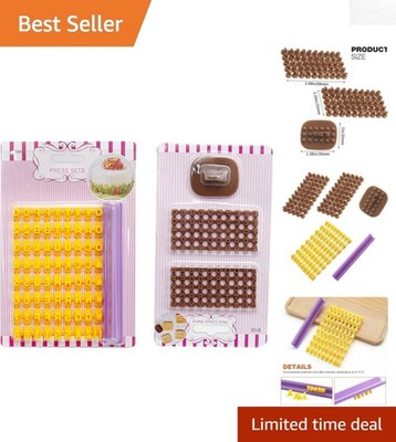 Versatile 172 PCS Cookie Cutters Set - Embossing Letters and Numbers