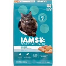 IAMS Proactive Health Chicken Turkey Dry Cat Food 22 Lb Bag FREESHIP
