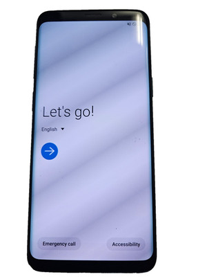 Samsung Galaxy S9 SM-G960U1 (T-Mobile) 64GB Coral Blue No AC/SIM w/Batt Grade C