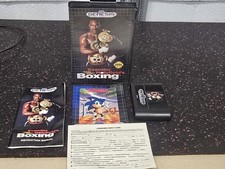 Evander Holyfield's Real Deal Boxing CIB W/ Manual & Reg Card! - Sega Genesis