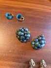 Vintage Lot Of 10 Clip On Earrings Variety  Of Styles/ Colors  All In Good Cond — photo 4