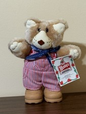 1986 Wendy's Furskins Dudley Teddy Bear Plush w/Tag Vintage