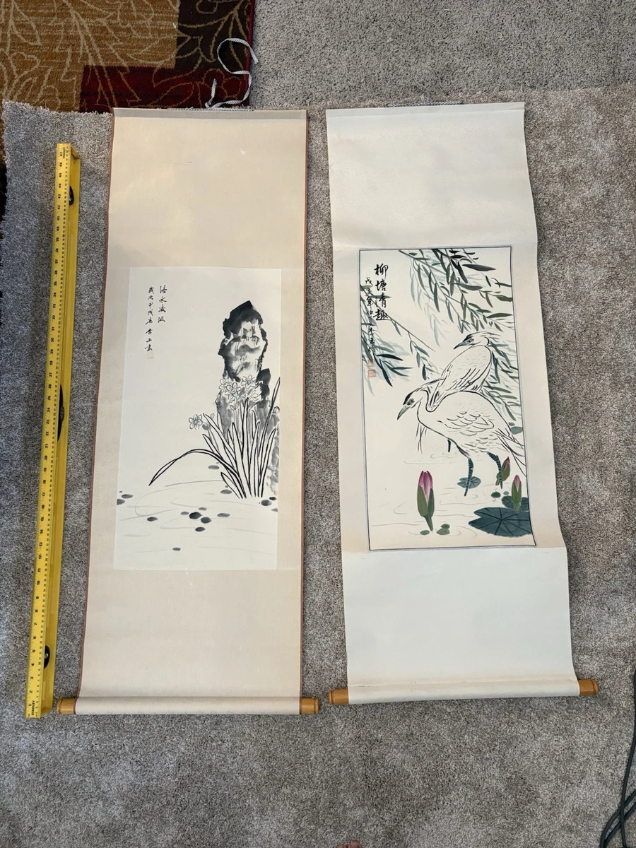 纸张年日本画作、画卷| eBay