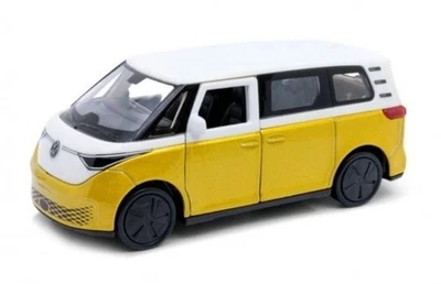 Voiture Welly Volkswagen ID Buzz Yellow Gold 1:34 1:39 Scales 4,5 pouces en... - Photo 1/4