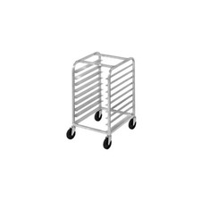 Winco ALRK-10 Mobile 10 Full Size 18x26 20 Half Sz 18x13 Sheet Tray Bun Pan Rack