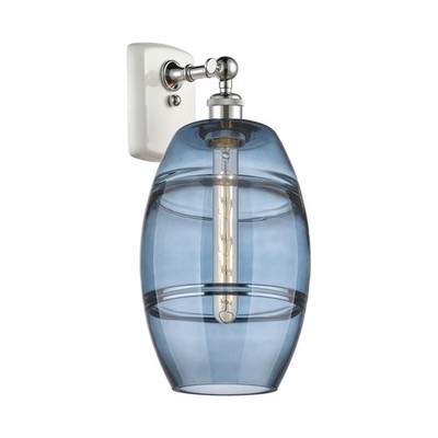 Innovations Lighting 516-1W-11-8 Vaz Sconce Vaz 11'' Tall Wall - White Polished